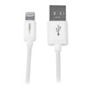 StarTech.com Cable 1m Lightning 8 Pin a USB A 2.0 para Apple iPod iPhone 5 iPad - Blanco StarTech.com Cable 1m Lightning 8 Pin a USB A 2.0 para Apple iPod iPhone 5 iPad - Blanco