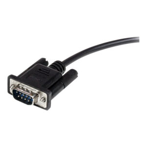 StarTech.com Cable 3m Extensión Directo Straight Through Serie Serial RS232 Vídeo EGA DB9 Macho a Hembra