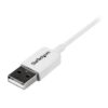 StarTech.com Cable Adaptador 1m USB A Macho a Micro USB B Macho para Teléfono Móvil Smartphone - Blanco StarTech.com Cable Adaptador 1m USB A Macho a Micro USB B Macho para Teléfono Móvil Smartphone - Blanco
