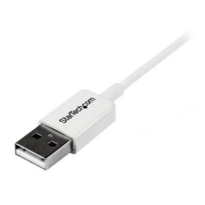 StarTech.com Cable Adaptador 1m USB A Macho a Micro USB B Macho para Teléfono Móvil Smartphone - Blanco