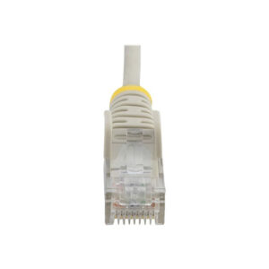 StarTech.com Cable Cat6 de 2,5m - Delgado - con Conectores RJ45 sin Enganches - Gris