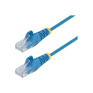 StarTech.com Cable Cat6 de 2m - Delgado - con Conectores RJ45 sin Enganches - Azul