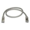 StarTech.com Cable de 0,5m de Red Ethernet RJ45 Cat6a Blindado STP - Cable sin Enganche Snagless - Gris StarTech.com Cable de 0,5m de Red Ethernet RJ45 Cat6a Blindado STP - Cable sin Enganche Snagless - Gris