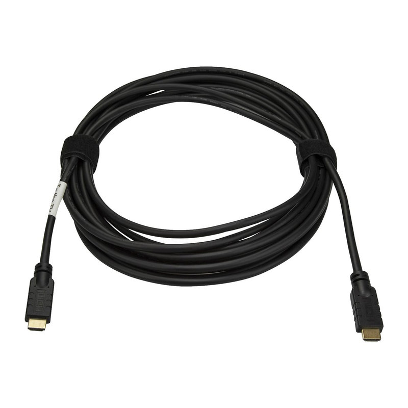 StarTech.com Cable de 10 metros HDMI con ethernet de alta velocidad Activo 4K de 60Hz - Cable HDMI CL2 para Instalación en Pared - Cable UHD Largo Durable - HDR de 18Gbps - Negro