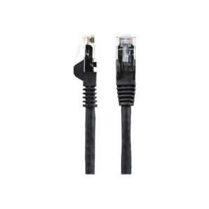 StarTech.com Cable de 15m CAT6 Ethernet - LSZH - Cable de Red RJ45 UTP de 10Gb - 650MHz - PoE de 100W - Latiguillo Snagless con Alivio de Tensión - sin Traba - ETL - Negro StarTech.com Cable de 15m CAT6 Ethernet - LSZH - Cable de Red RJ45 UTP de 10Gb - 650MHz - PoE de 100W - Latiguillo Snagless con Alivio de Tensión - sin Traba - ETL - Negro
