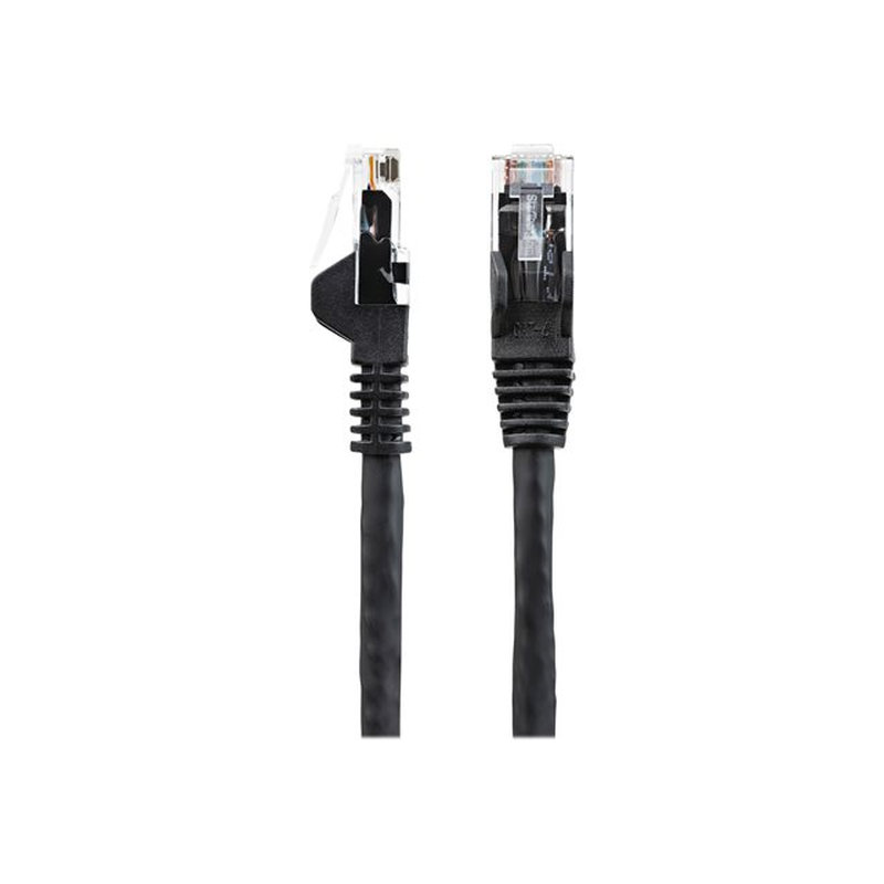 StarTech.com Cable de 15m CAT6 Ethernet - LSZH - Cable de Red RJ45 UTP de 10Gb - 650MHz - PoE de 100W - Latiguillo Snagless con Alivio de Tensión - sin Traba - ETL - Negro StarTech.com Cable de 15m CAT6 Ethernet - LSZH - Cable de Red RJ45 UTP de 10Gb - 650MHz - PoE de 100W - Latiguillo Snagless con Alivio de Tensión - sin Traba - ETL - Negro - Imagen 2