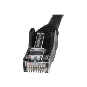 StarTech.com Cable de 15m CAT6 Ethernet - LSZH - Cable de Red RJ45 UTP de 10Gb - 650MHz - PoE de 100W - Latiguillo Snagless con Alivio de Tensión - sin Traba - ETL - Negro StarTech.com Cable de 15m CAT6 Ethernet - LSZH - Cable de Red RJ45 UTP de 10Gb - 650MHz - PoE de 100W - Latiguillo Snagless con Alivio de Tensión - sin Traba - ETL - Negro