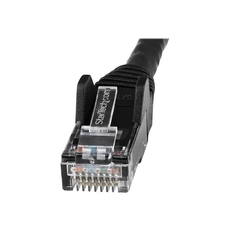 StarTech.com Cable de 15m CAT6 Ethernet - LSZH - Cable de Red RJ45 UTP de 10Gb - 650MHz - PoE de 100W - Latiguillo Snagless con Alivio de Tensión - sin Traba - ETL - Negro StarTech.com Cable de 15m CAT6 Ethernet - LSZH - Cable de Red RJ45 UTP de 10Gb - 650MHz - PoE de 100W - Latiguillo Snagless con Alivio de Tensión - sin Traba - ETL - Negro - Imagen 3