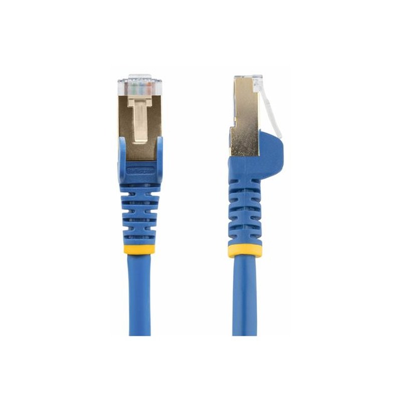 StarTech.com Cable de 1,5m de Red Ethernet Cat6a Azul sin Enganches con Alambre de Cobre StarTech.com Cable de 1,5m de Red Ethernet Cat6a Azul sin Enganches con Alambre de Cobre - Imagen 2