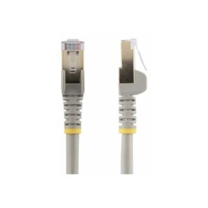 StarTech.com Cable de 1,5m de Red Ethernet Cat6a Gris sin Enganches con Alambre de Cobre