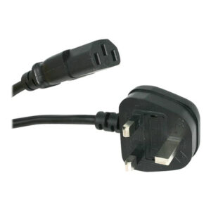 StarTech.com Cable de 1m (3 pies) de Alimentación de Ordenador para el Reino Unido UK, BS1363 a C13, 18AWG, 10A 250V, Cable Inglés de Corriente de Repuesto, Cable de Alimentación de TV StarTech.com Cable de 1m (3 pies) de Alimentación de Ordenador para el Reino Unido UK, BS1363 a C13, 18AWG, 10A 250V, Cable Inglés de Corriente de Repuesto, Cable de Alimentación de TV
