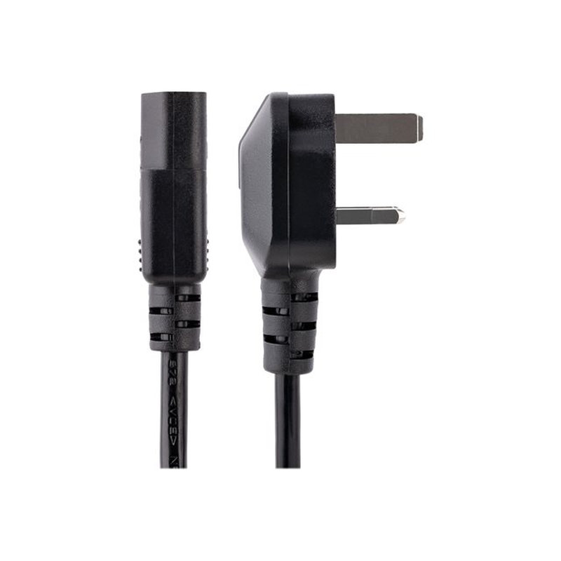 StarTech.com Cable de 1m (3 pies) de Alimentación de Ordenador para el Reino Unido UK, BS1363 a C13, 18AWG, 10A 250V, Cable Inglés de Corriente de Repuesto, Cable de Alimentación de TV StarTech.com Cable de 1m (3 pies) de Alimentación de Ordenador para el Reino Unido UK, BS1363 a C13, 18AWG, 10A 250V, Cable Inglés de Corriente de Repuesto, Cable de Alimentación de TV - Imagen 6