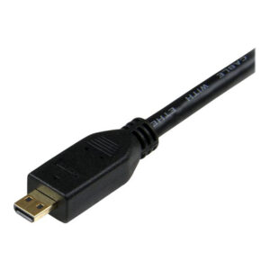 StarTech.com Cable de 1m Micro HDMI a HDMI con Ethernet - Vídeo de 4K a 30Hz - Cable Adaptador Conversor Micro HDMI Tipo D de alta velocidad a HDMI 1.4 - HDMI UHD - Macho a Macho StarTech.com Cable de 1m Micro HDMI a HDMI con Ethernet - Vídeo de 4K a 30Hz - Cable Adaptador Conversor Micro HDMI Tipo D de alta velocidad a HDMI 1.4 - HDMI UHD - Macho a Macho