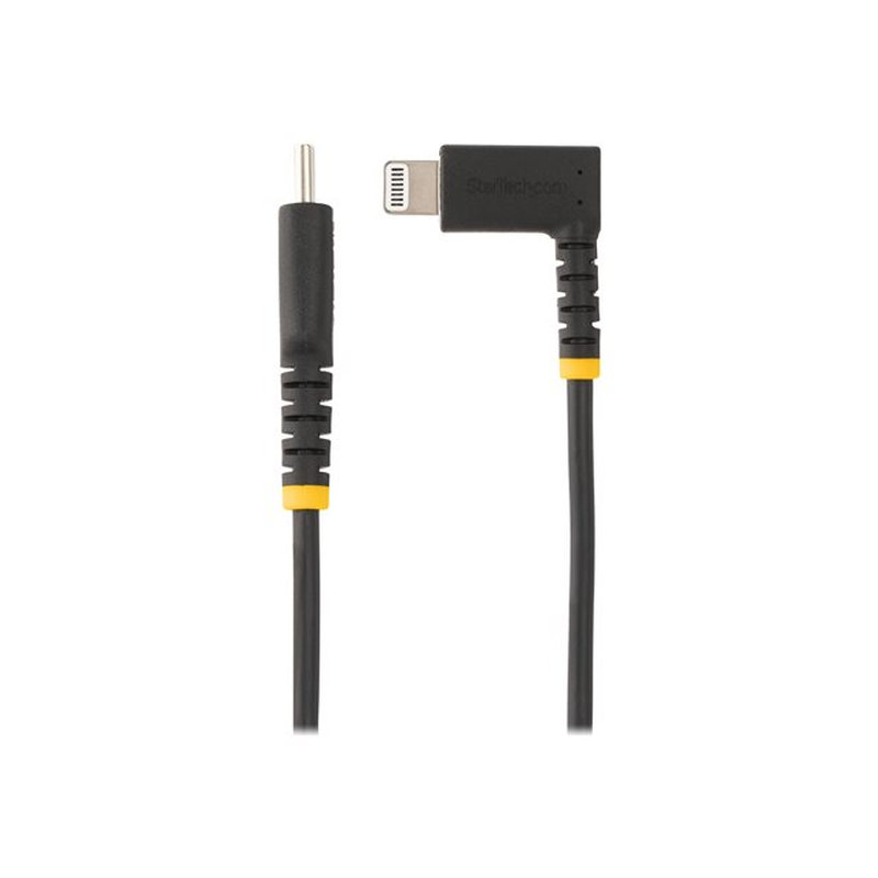 StarTech.com Cable de 1m USB-C a Lightning - Cable USB 2.0 a Lightning Acodado - Cable USB Tipo C a Lightning - Cable de Carga - Cable Lightning con Certificación MFi para iPhone - Imagen 3