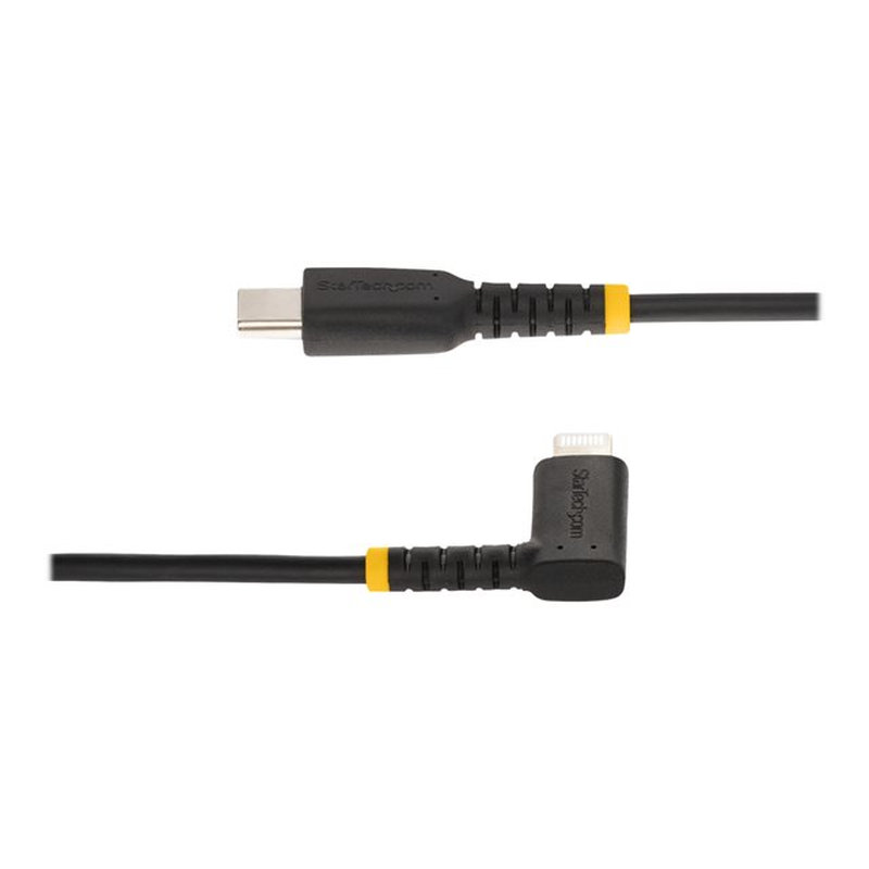 StarTech.com Cable de 1m USB-C a Lightning - Cable USB 2.0 a Lightning Acodado - Cable USB Tipo C a Lightning - Cable de Carga - Cable Lightning con Certificación MFi para iPhone - Imagen 4