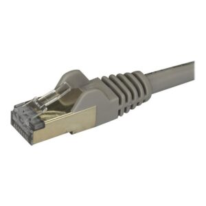 Alternative view of StarTech.com Cable de 1m de Red Ethernet RJ45 Cat6a Blindado STP - Cable sin Enganche Snagless - Gris