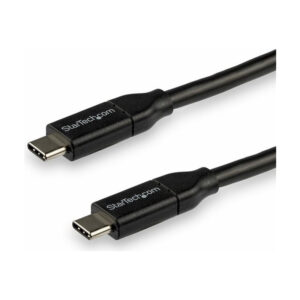 StarTech.com Cable de 3m USB-C a USB-C con capacidad para Entrega de Alimentación de 5A - USB TipoC - Cable de Carga USBC - USB 2.0 StarTech.com Cable de 3m USB-C a USB-C con capacidad para Entrega de Alimentación de 5A - USB TipoC - Cable de Carga USBC - USB 2.0