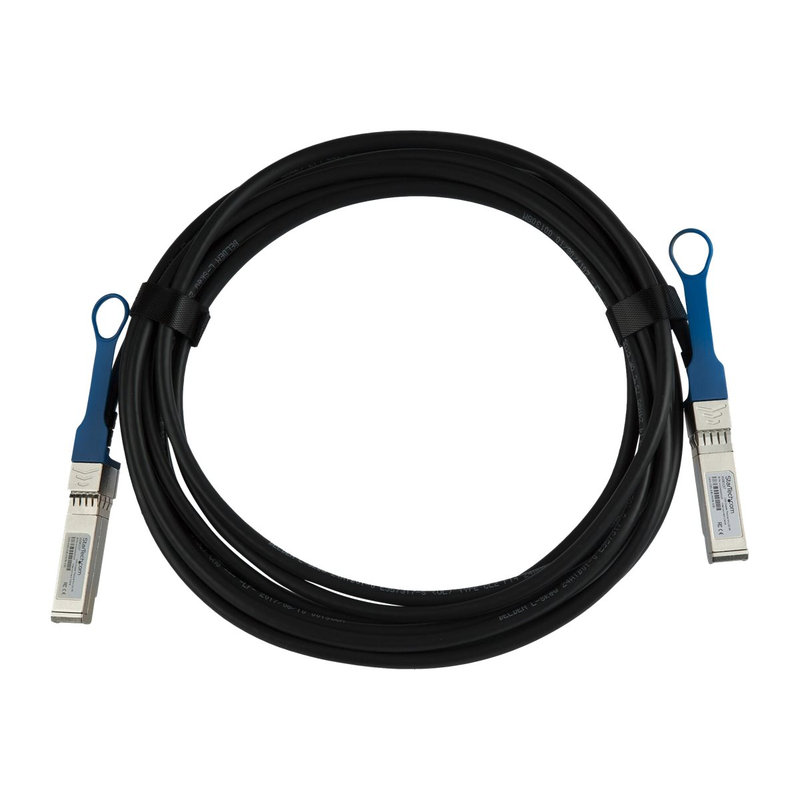 StarTech.com Cable de 5m Twinax Direct-Attach SFP+ a SFP+ 10G Compatible con HPE JG081C - de Cobre SFP+ 10GbE - DAC Transceptor/Mini GBIC Pasivo de Bajo Poder 10Gbps Firepower 5500 5510