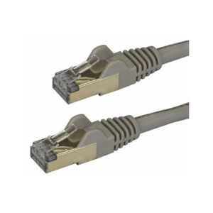 StarTech.com Cable de 7,5m de Red Ethernet Cat6a Gris sin Enganches con Alambre de Cobre