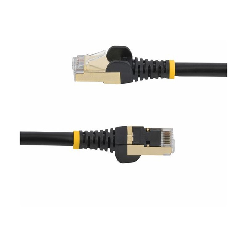 StarTech.com Cable de 7,5m de Red Ethernet Cat6a Negro sin Enganches con Alambre de Cobre StarTech.com Cable de 7,5m de Red Ethernet Cat6a Negro sin Enganches con Alambre de Cobre - Imagen 2