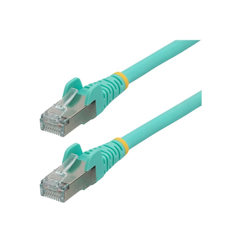StarTech.com Cable de 7m de Red Ethernet CAT6a - Aguamarina - Low Smoke Zero Halogen (LSZH) - 10GbE - 500MHz - PoE++ de 100W - Snagless sin Pestillo - RJ-45 - Cable de Red S/FTP StarTech.com Cable de 7m de Red Ethernet CAT6a - Aguamarina - Low Smoke Zero Halogen (LSZH) - 10GbE - 500MHz - PoE++ de 100W - Snagless sin Pestillo - RJ-45 - Cable de Red S/FTP