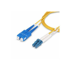 Alternative view of StarTech.com Cable de Fibra Óptica LC a SC (UPC) OS2 Monomodo 9/125µm 10G LSZH Dúplex de 5m - Low Insertion Loss - Resistente a Dobleces - Cable de Conexión de Parcheo LSZH