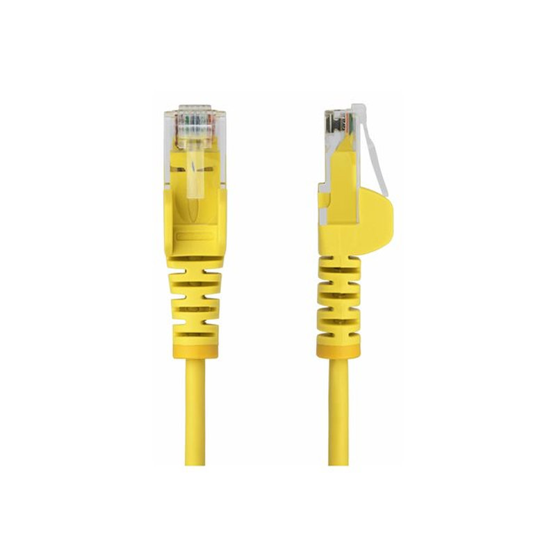 StarTech.com Cable de Red Ethernet CAT6 Delgado sin Enganches Amarillo de 2,5m - Cable RJ45 Snagless Slim 28AWG - Alambre de Cobre Puro - PoE 100W - con Alivios de Tensión - LSZH - Probado con Fluke StarTech.com Cable de Red Ethernet CAT6 Delgado sin Enganches Amarillo de 2,5m - Cable RJ45 Snagless Slim 28AWG - Alambre de Cobre Puro - PoE 100W - con Alivios de Tensión - LSZH - Probado con Fluke - Imagen 2