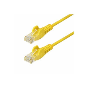 StarTech.com Cable de Red Ethernet CAT6 Delgado sin Enganches Amarillo de 3m - Cable RJ45 Snagless Slim 28AWG - Alambre de Cobre Puro - PoE 100W - con Alivios de Tensión - LSZH - Probado con Fluke