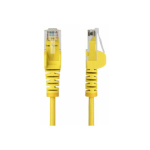 Alternative view of StarTech.com Cable de Red Ethernet CAT6 Delgado sin Enganches Amarillo de 50cm - Cable RJ45 Snagless Slim 28AWG - Alambre de Cobre Puro - PoE 100W - con Alivios de Tensión - LSZH - Probado con Fluke