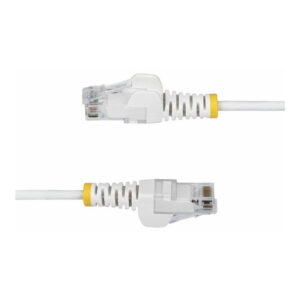 StarTech.com Cable de Red Ethernet CAT6 Delgado sin Enganches Blanco de 10m - Cable RJ45 Snagless Slim de 28AWG - Alambre de Cobre Puro - PoE 100W - con Alivios de Tensión - LSZH - Probado con Fluke StarTech.com Cable de Red Ethernet CAT6 Delgado sin Enganches Blanco de 10m - Cable RJ45 Snagless Slim de 28AWG - Alambre de Cobre Puro - PoE 100W - con Alivios de Tensión - LSZH - Probado con Fluke