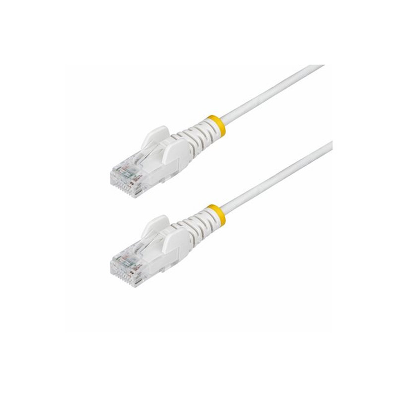 StarTech.com Cable de Red Ethernet CAT6 Delgado sin Enganches Blanco de 1m - Cable RJ45 Snagless Slim de 28AWG - Alambre de Cobre Puro - PoE 100W - con Alivios de Tensión - LSZH - Probado con Fluke StarTech.com Cable de Red Ethernet CAT6 Delgado sin Enganches Blanco de 1m - Cable RJ45 Snagless Slim de 28AWG - Alambre de Cobre Puro - PoE 100W - con Alivios de Tensión - LSZH - Probado con Fluke