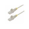 StarTech.com Cable de Red Ethernet CAT6 Delgado sin Enganches Gris de 10m - Cable RJ45 Snagless Slim de 28AWG - Alambre de Cobre Puro - PoE 100W - con Alivios de Tensión - LSZH - Probado con Fluke