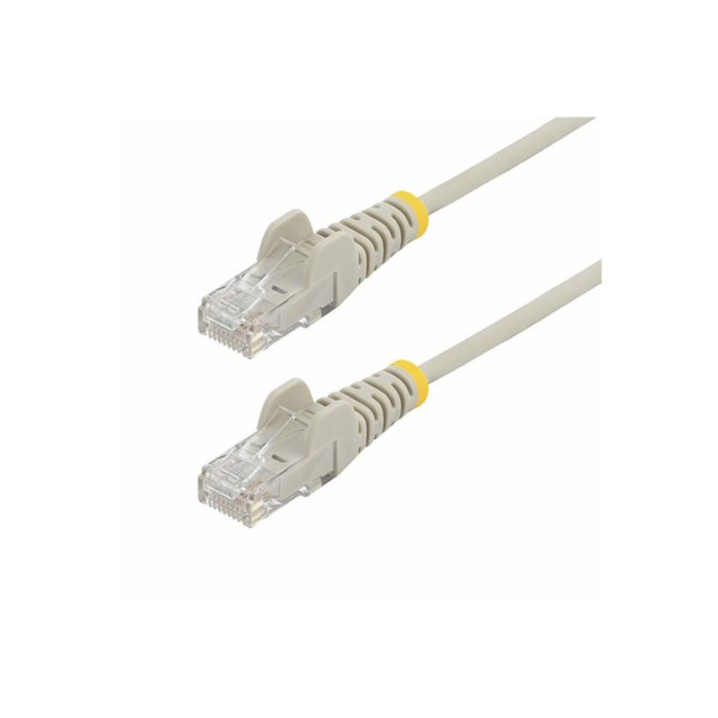 StarTech.com Cable de Red Ethernet CAT6 Delgado sin Enganches Gris de 10m - Cable RJ45 Snagless Slim de 28AWG - Alambre de Cobre Puro - PoE 100W - con Alivios de Tensión - LSZH - Probado con Fluke StarTech.com Cable de Red Ethernet CAT6 Delgado sin Enganches Gris de 10m - Cable RJ45 Snagless Slim de 28AWG - Alambre de Cobre Puro - PoE 100W - con Alivios de Tensión - LSZH - Probado con Fluke