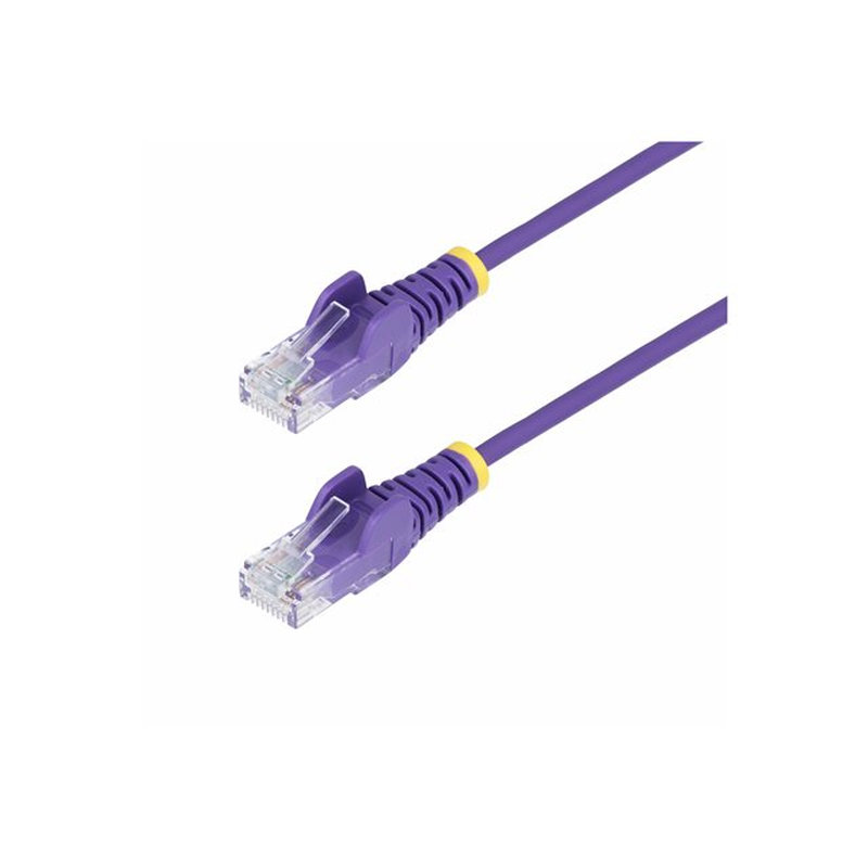 StarTech.com Cable de Red Ethernet CAT6 Delgado sin Enganches Morado de 1m - Cable RJ45 Snagless Slim de 28AWG - Alambre de Cobre Puro - PoE 100W - con Alivios de Tensión - LSZH - Probado con Fluke StarTech.com Cable de Red Ethernet CAT6 Delgado sin Enganches Morado de 1m - Cable RJ45 Snagless Slim de 28AWG - Alambre de Cobre Puro - PoE 100W - con Alivios de Tensión - LSZH - Probado con Fluke