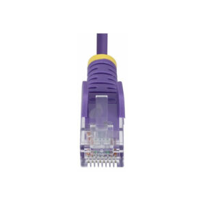 StarTech.com Cable de Red Ethernet CAT6 Delgado sin Enganches Morado de 50cm - Cable RJ45 Snagless Slim 28AWG - Alambre de Cobre Puro - PoE 100W - con Alivios de Tensión - LSZH - Probado con Fluke StarTech.com Cable de Red Ethernet CAT6 Delgado sin Enganches Morado de 50cm - Cable RJ45 Snagless Slim 28AWG - Alambre de Cobre Puro - PoE 100W - con Alivios de Tensión - LSZH - Probado con Fluke