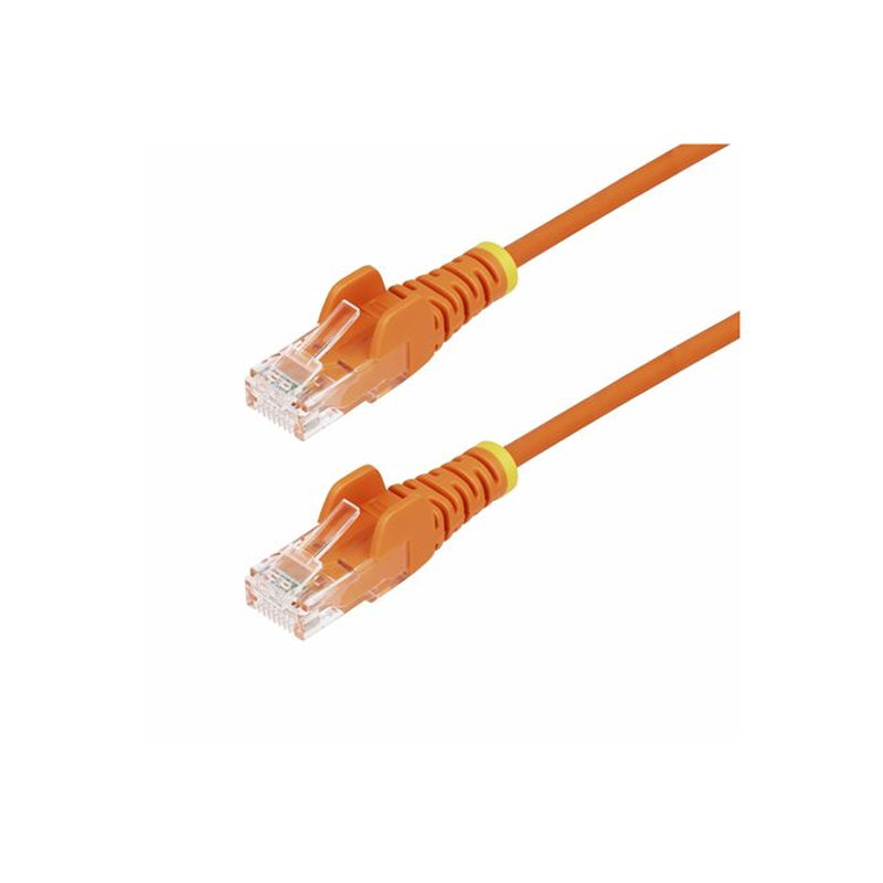 StarTech.com Cable de Red Ethernet CAT6 Delgado sin Enganches Naranja de 2,5m - Cable RJ45 Snagless Slim 28AWG - Alambre de Cobre Puro - PoE 100W - con Alivios de Tensión - LSZH - Probado con Fluke StarTech.com Cable de Red Ethernet CAT6 Delgado sin Enganches Naranja de 2,5m - Cable RJ45 Snagless Slim 28AWG - Alambre de Cobre Puro - PoE 100W - con Alivios de Tensión - LSZH - Probado con Fluke