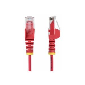 Alternative view of StarTech.com Cable de Red Ethernet CAT6 Delgado sin Enganches Rojo de 1,5m - Cable RJ45 Snagless Slim de 28AWG - Alambre de Cobre Puro - PoE 100W - con Alivios de Tensión - LSZH - Probado con Fluke
