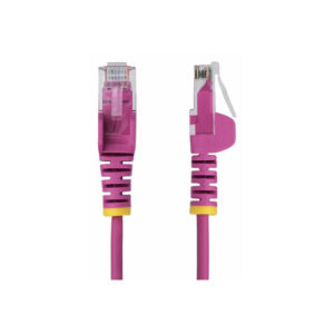 Alternative view of StarTech.com Cable de Red Ethernet CAT6 Delgado sin Enganches Rosa de 10m - Cable RJ45 Snagless Slim de 28AWG - Alambre de Cobre Puro - PoE 100W - con Alivios de Tensión - LSZH - Probado con Fluke