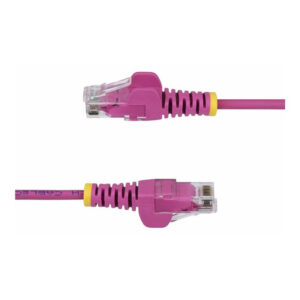 StarTech.com Cable de Red Ethernet CAT6 Delgado sin Enganches Rosa de 1,5m - Cable RJ45 Snagless Slim de 28AWG - Alambre de Cobre Puro - PoE 100W - con Alivios de Tensión - LSZH - Probado con Fluke StarTech.com Cable de Red Ethernet CAT6 Delgado sin Enganches Rosa de 1,5m - Cable RJ45 Snagless Slim de 28AWG - Alambre de Cobre Puro - PoE 100W - con Alivios de Tensión - LSZH - Probado con Fluke