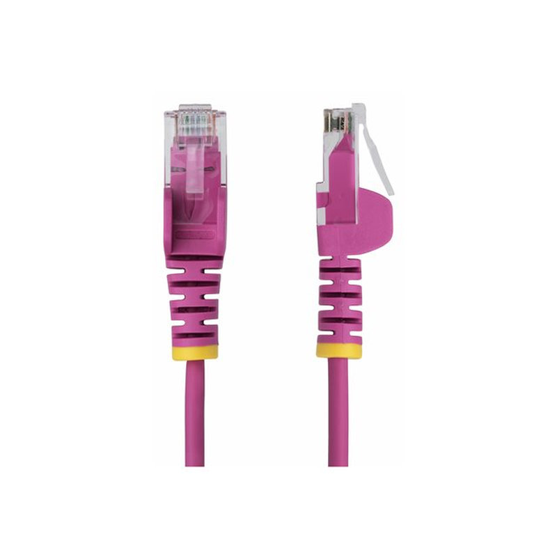 StarTech.com Cable de Red Ethernet CAT6 Delgado sin Enganches Rosa de 1m - Cable RJ45 Snagless Slim de 28AWG - Alambre de Cobre Puro - PoE 100W - con Alivios de Tensión - LSZH - Probado con Fluke StarTech.com Cable de Red Ethernet CAT6 Delgado sin Enganches Rosa de 1m - Cable RJ45 Snagless Slim de 28AWG - Alambre de Cobre Puro - PoE 100W - con Alivios de Tensión - LSZH - Probado con Fluke - Imagen 2