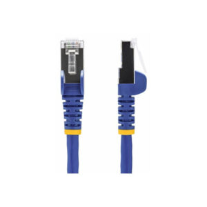 StarTech.com Cable de Red Ethernet CAT8 Azul de 3m - Snagless - sin Pestillo - 25G/40G - 2000MHz - PoE++ de 100W - 26AWG - S/FTP - Alivios de Tensión - Alambre de Cobre Puro - LSZH - Probado con Fluke