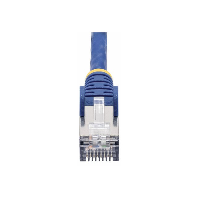 StarTech.com Cable de Red Ethernet CAT8 Azul de 3m - Snagless - sin Pestillo - 25G/40G - 2000MHz - PoE++ de 100W - 26AWG - S/FTP - Alivios de Tensión - Alambre de Cobre Puro - LSZH - Probado con Fluke - Imagen 4