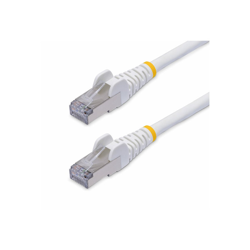 StarTech.com Cable de Red Ethernet CAT8 Blanco de 10m - Snagless - sin Pestillo - 25G/40G - 2000MHz - PoE++ 100W - 26AWG - S/FTP - Alivios de Tensión - Alambre de Cobre Puro - LSZH - Probado con Fluke