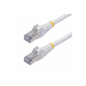 StarTech.com Cable de Red Ethernet CAT8 Blanco de 10m - Snagless - sin Pestillo - 25G/40G - 2000MHz - PoE++ 100W - 26AWG - S/FTP - Alivios de Tensión - Alambre de Cobre Puro - LSZH - Probado con Fluke
