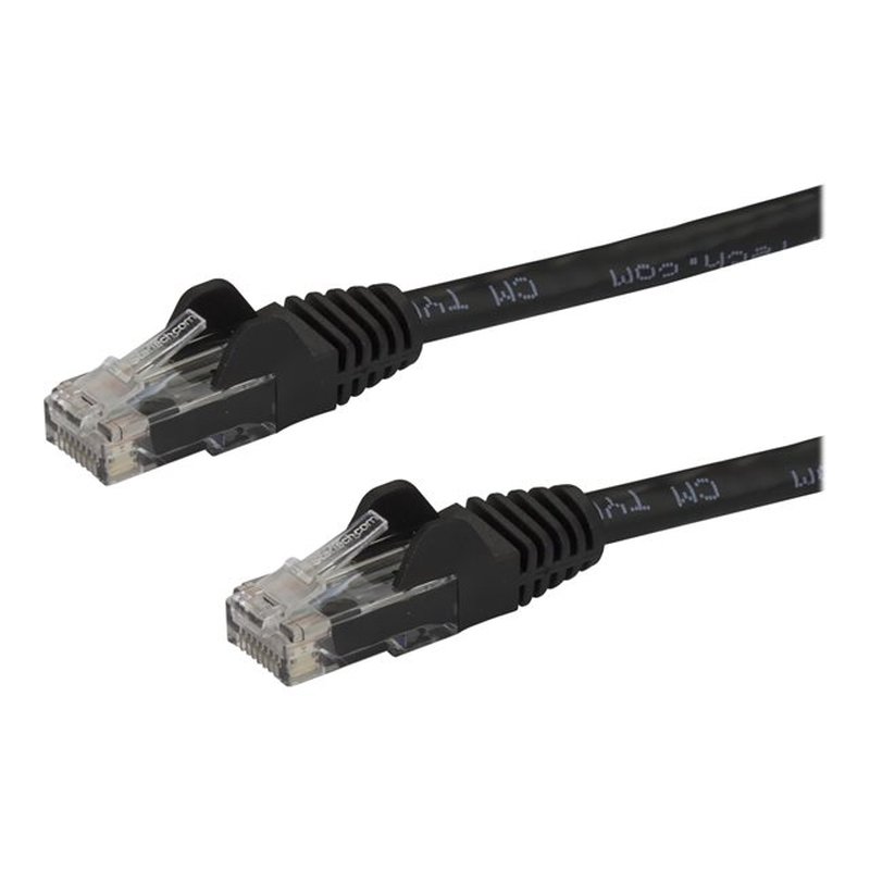 StarTech.com Cable de Red Ethernet Snagless Sin Enganches Cat 6 Cat6 Gigabit 1m - Negro StarTech.com Cable de Red Ethernet Snagless Sin Enganches Cat 6 Cat6 Gigabit 1m - Negro