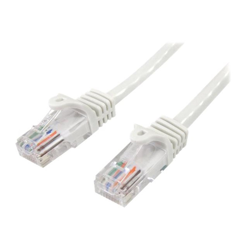 StarTech.com Cable de Red de 7m Blanco Cat5e Ethernet RJ45 sin Enganches