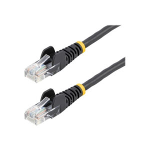 StarTech.com Cable de Red de 7m Negro Cat5e Ethernet RJ45 sin Enganches
