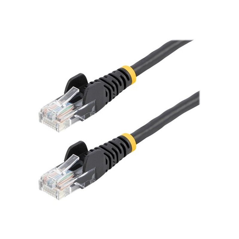 StarTech.com Cable de Red de 7m Negro Cat5e Ethernet RJ45 sin Enganches