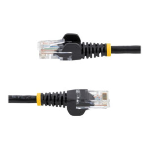 StarTech.com Cable de Red de 7m Negro Cat5e Ethernet RJ45 sin Enganches
