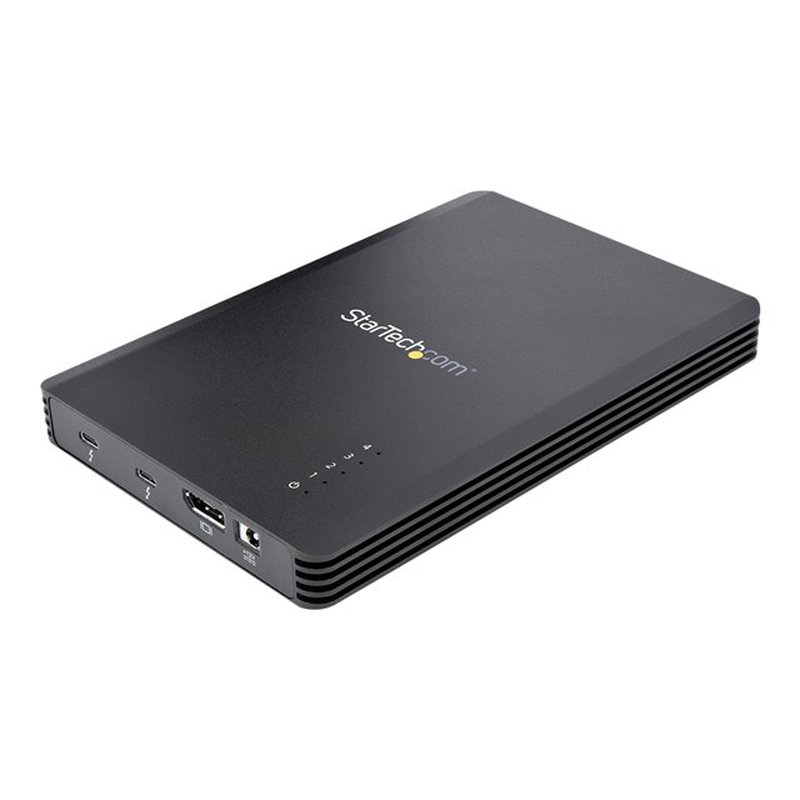 StarTech.com Caja Thunderbolt 3™ de 4 Bahías NVMe M.2 para SSD, con 1 Puerto de Vídeo DisplayPort y 2 Thunderbolt 3, 40gbps, con Fuente de Poder de 72W, Caja Externa para Disco Duro StarTech.com Caja Thunderbolt 3™ de 4 Bahías NVMe M.2 para SSD, con 1 Puerto de Vídeo DisplayPort y 2 Thunderbolt 3, 40gbps, con Fuente de Poder de 72W, Caja Externa para Disco Duro